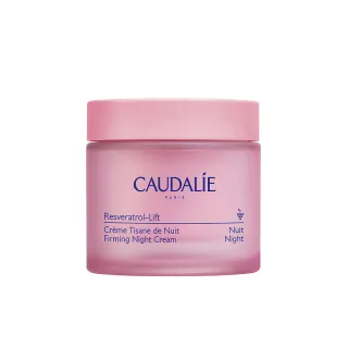 【CAUDALIE 歐緹麗】白藜蘆醇立體緊緻晚霜 50ml(類A醇/玻尿酸雙倍功效/黃金睡美霜)