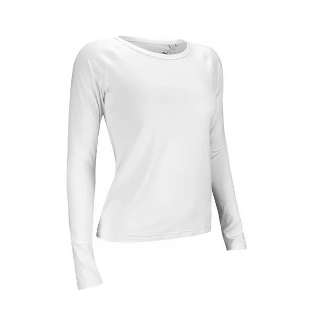 【PUMA】GOLF W LS Sun Crew 高爾夫球系列打底衫 女 白色 577901 02