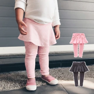 【橘魔法】點點百搭內搭褲裙 女童 小童 兒童 童裝 九分褲 長褲 褲裙 裙子 內搭褲