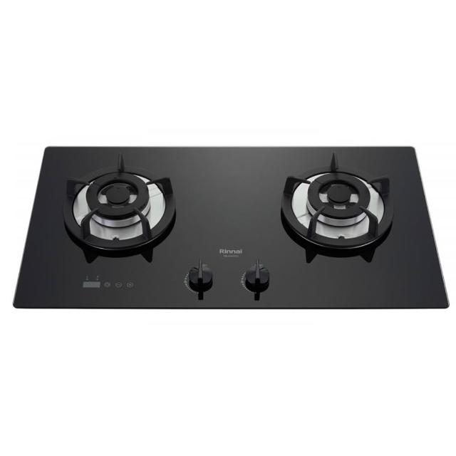  Rinnai 林內 RB-S2630G 雙口瓦斯爐，臺灣製造，採用耐熱強化玻璃爐臺與傳統外擴火焰爐頭，提供穩定高效烹飪體驗。電子連續點火設計，瓦斯消耗量9~10kW，使用天然瓦斯，能源效率第二級。機體尺寸755×163×420 mm，挖孔尺寸670×350 mm (R85)，使用DC 1.5V X 2電源，享1年保固，標準安裝，BSMI許可R41095。適合現代廚房首選瓦斯爐具。 