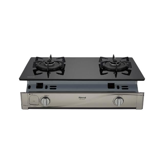 【林內】嵌入式感溫二口瓦斯玻璃爐(RBTS-Q230G 基本安裝原廠保固)