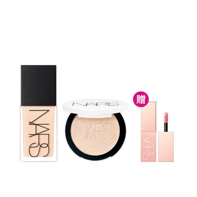 【NARS】完美透光底妝組(裸光幻閃亮采餅/裸光肌萃粉底精華)