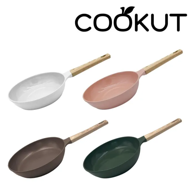 【Cookut】INCREDIBLE 輕量陶瓷不沾平底鍋24cm（共四色）