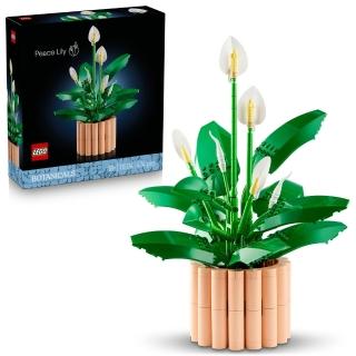 【LEGO 樂高】Botanicals 11504 白鶴芋(花藝 居家擺設 積木 玩具)