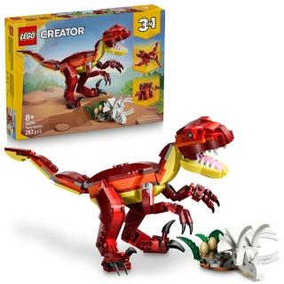 【LEGO 樂高】創意百變系列3合1 31379 兇猛恐龍(三合一玩具 DIY積木 兒童玩具 動物玩具)
