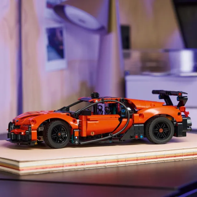 【LEGO 樂高】科技系列 42222 Bugatti Chiron Pur Sport 極致超跑(布加迪跑車 賽車模型 積木 玩具)