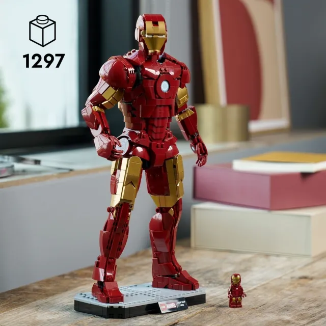【LEGO 樂高】漫威超級英雄系列 76344 鋼鐵人 Mark 3 典藏版(Marvel 積木 玩具 禮物)
