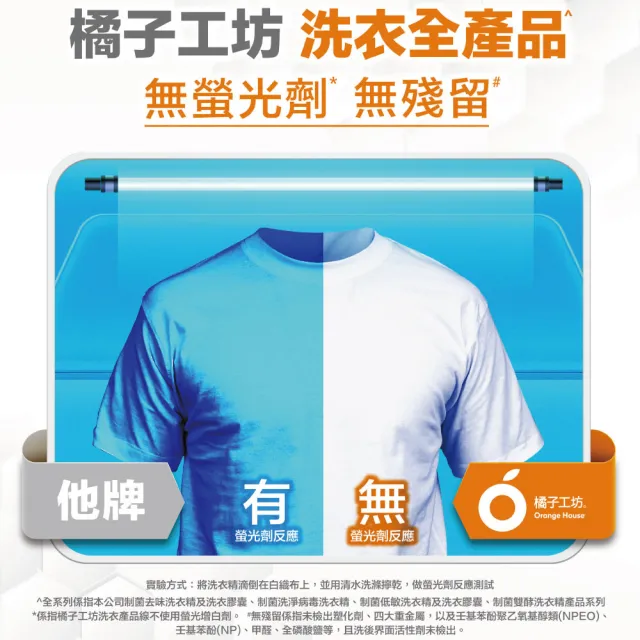 【Orange house 橘子工坊】天然無香精制菌洗衣精-去味除臭 1+2組(1800mlx1瓶+1700mlx2包)