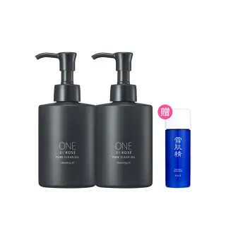 【KOSE 高絲】ONE BY KOSE 擊油反孔卸粧油 180m(二入組)