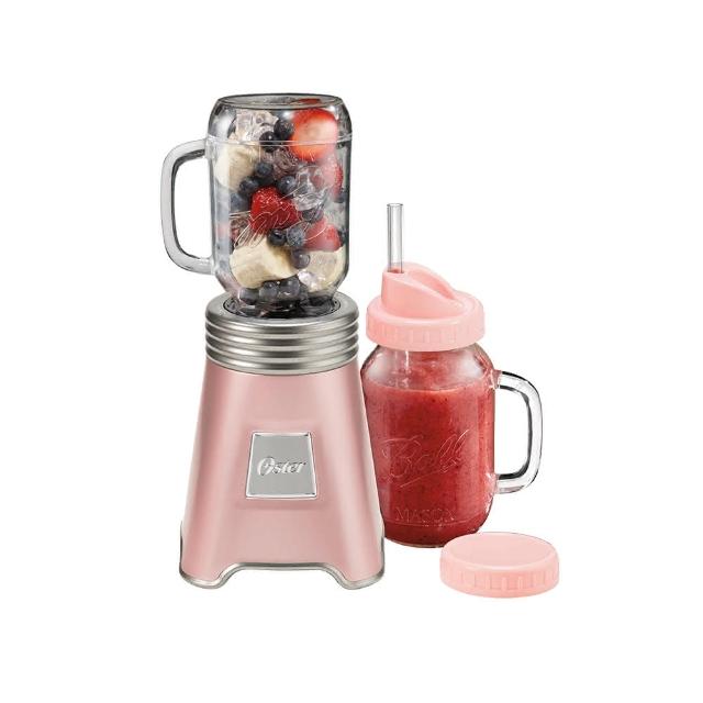 【美國Oster】Ball Mason Jar隨鮮瓶果汁機(一機二杯組)