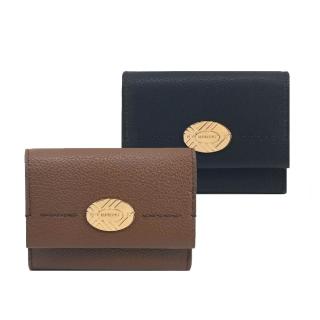 【BURBERRY 巴寶莉】Cotswolds小牛皮翻蓋短夾(任選)