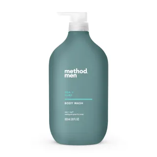 即期品【method 美則】男仕潔膚露-海洋衝浪828ml(中性香氛 清新清爽 溫和沐浴洗澡)