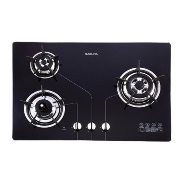 【SAKURA 櫻花】三口防乾燒節能檯面爐 (G-2830KG 原廠技師到府 基本安裝)