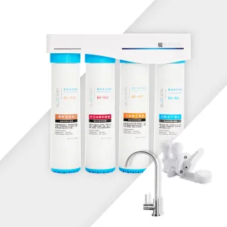 【藍海淨水】BO-8111 高效能除鉛抑垢淨水器+BO-507S 台灣製造無鉛304不鏽鋼龍頭