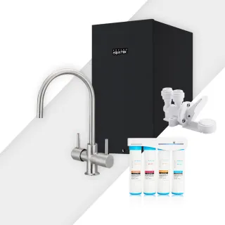 【藍海淨水】BO-7007H醫療級316有壓式不鏽鋼龍頭廚下型飲水機-溫/熱+BO-8111 高效能除鉛抑垢淨水器