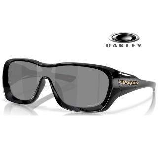 【Oakley】奧克利 DE LA SALLE 運動包覆太陽眼鏡 OO9493 01 亮黑框Prizm水銀鍍膜鏡片 公司貨
