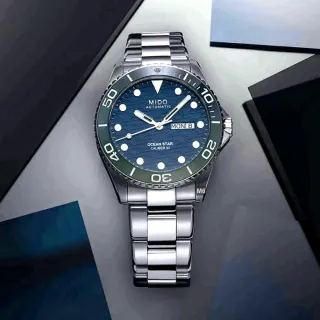 【MIDO 美度】預 Ocean Star 200C海洋之星200米陶瓷圈 海洋藍42.5㎜ M6(M042.430.11.041.00)