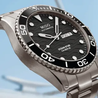 【MIDO 美度】超熱賣款Ocean Star 200C 海洋之星200米陶瓷圈鈦合金款42.5㎜ M6(M042.430.44.051.00)