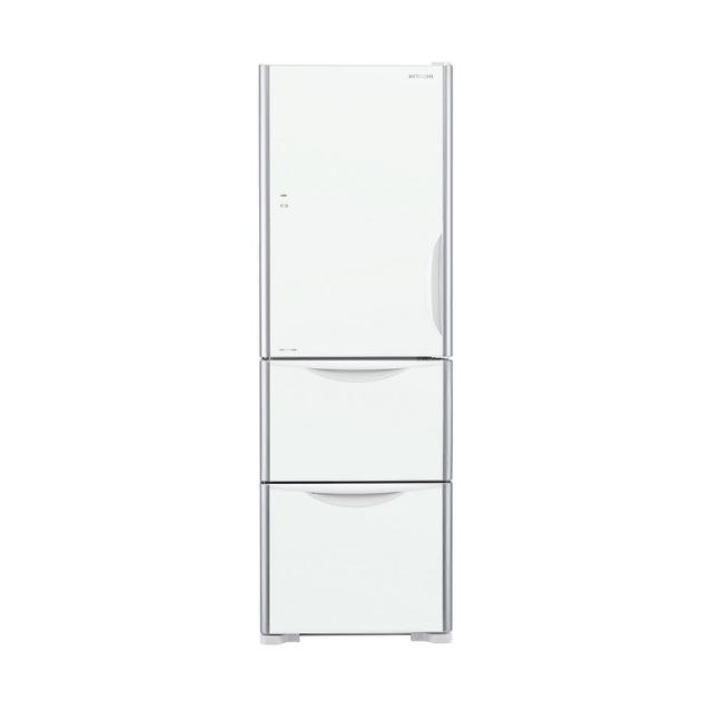  HITACHI 日立 331公升變頻三門冰箱 RG36BL 左開 琉璃白 GPW，具備一級能效與自動除霜功能，尺寸為寬度60公分、深度61-70公分，適閤家庭使用，提供完善的保固服務。 