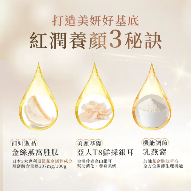 【芳茲】孕媽咪精選組(滴雞精25包+燕窩胜肽美妍飲25包) 環保包裝組_官方直營/常溫