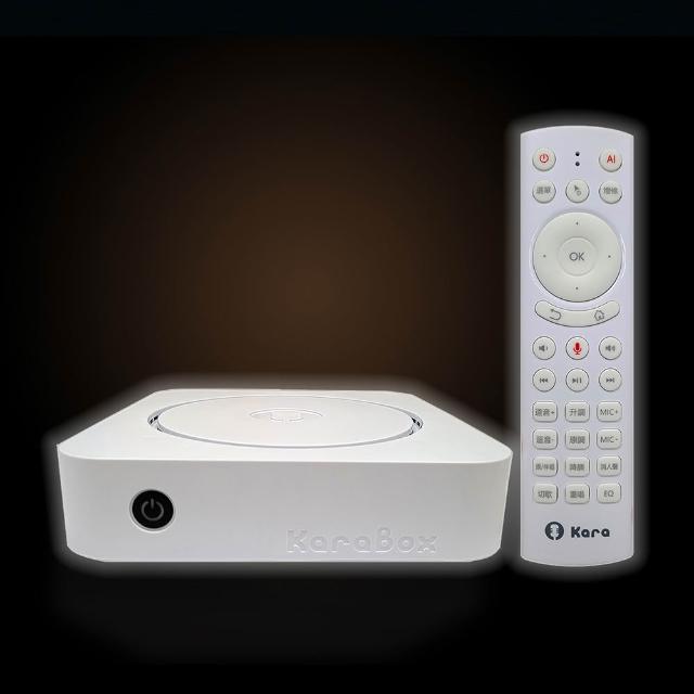 Karapad KaraBOX2 是專業動圈式家用伴唱機，適合全家娛樂！支援 APP 點歌與 QR Code 快速選曲，輕鬆變身 KTV 模式。連線電視或音響，即可享受高音質 karaoke 體驗。配件齊全，包括電源、HDMI 線、3.5mm 轉 RCA 音源線及語音遙控器。主機保固 1 年，讓您無後顧之憂。快來打造居家派對氛圍！