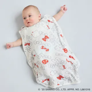 【Hoppetta】期間限定紀念款 HELLO KITTY 竹纖維防踢背心 幼童(2-7歲 涼感透氣舒適親膚性佳)