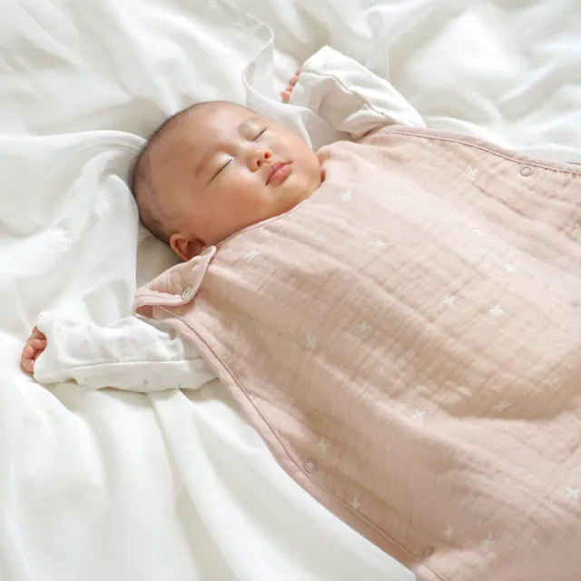 【10mois】十字星彩天絲三層紗防踢背心防踢被 0-3歲 多款可選(日本製夏季涼感透氣舒適)