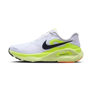 【NIKE 耐吉】Structure Plus 運動鞋 男鞋 慢跑鞋 螢光綠白色 緩震 回彈 舒適 HQ3048-101