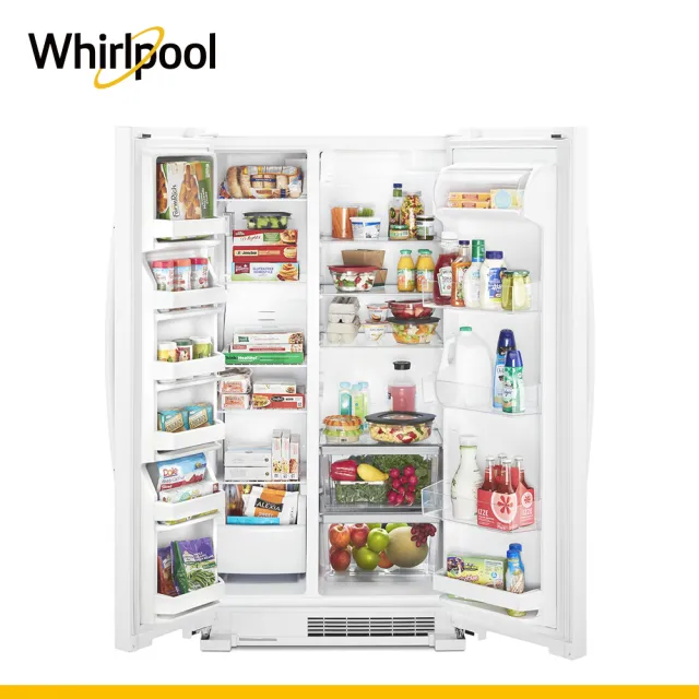 【Whirlpool 惠而浦】福利品◆740L大容量定頻對開雙門冰箱-典雅白(WRS315SNHW)