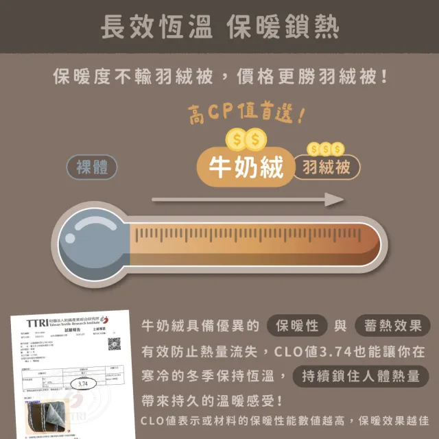 【飛航模飾】WARM-HEARTED™ 羊羔絨X牛奶絨 雙絨暖暖被-雙人(多色任選 棉被 冬被)