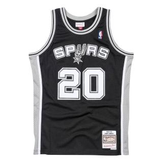 【MITCHELL & NESS】NBA 球迷版球衣 Manu Ginobili 2002-03 Road 馬刺 黑 籃球衣 背心