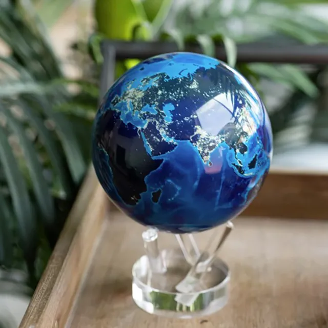 【MOVA】光能地球儀 -夜晚衛星視圖Earth at night 經典款 4.5吋(居家擺設．精緻送禮．轉運．紀念日．生日)
