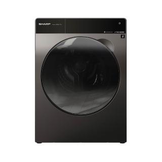 【SHARP 夏普】家電快配10.5公斤除菌離子AIoT洗脫烘滾筒洗衣機(ES-FKA105WDT)