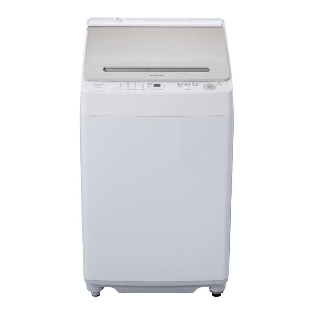 【SHARP 夏普】58H快配12公斤無孔槽變頻直立式洗衣機(ES-ASG12T)