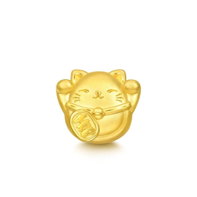 【點睛品】Charme Mini 萬歲招財貓 黃金串珠