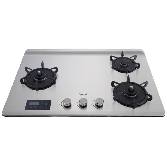 【林內】檯面式緻溫不銹鋼三口爐RB-A3760SL(基本安裝)