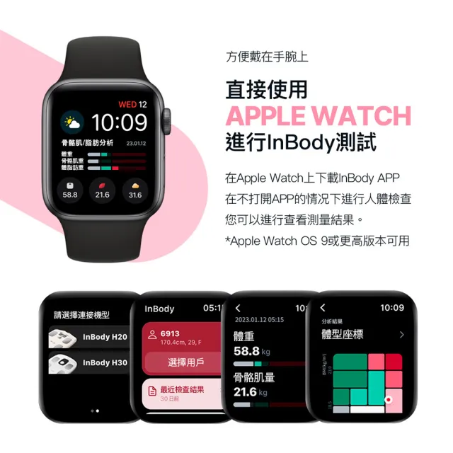 【InBody】韓國InBody Home 家用版 H30NWi 無線網路型號體脂計(獨家贈 天使娜拉 窈窕凍 好禮二選一)
