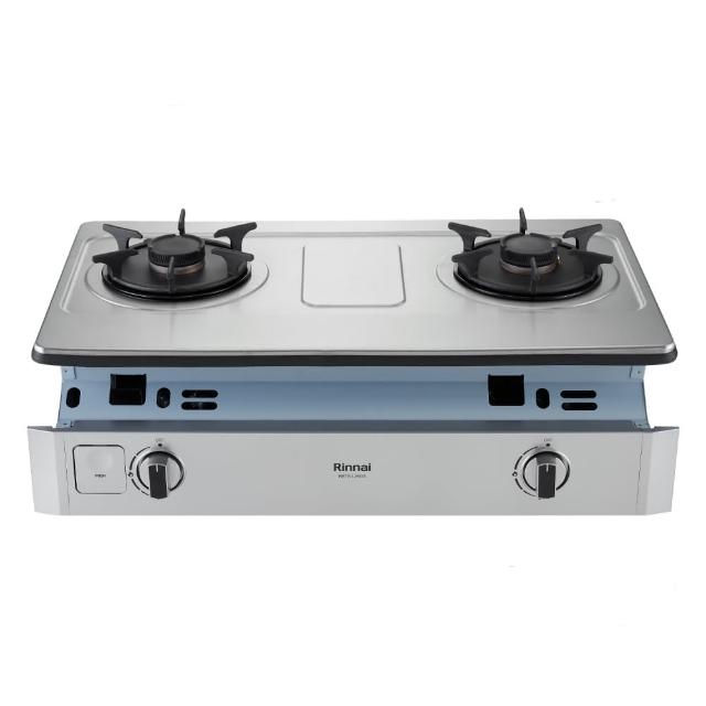 【林內】嵌入式彩焱不銹鋼雙口爐RBTS-L260S(基本安裝)