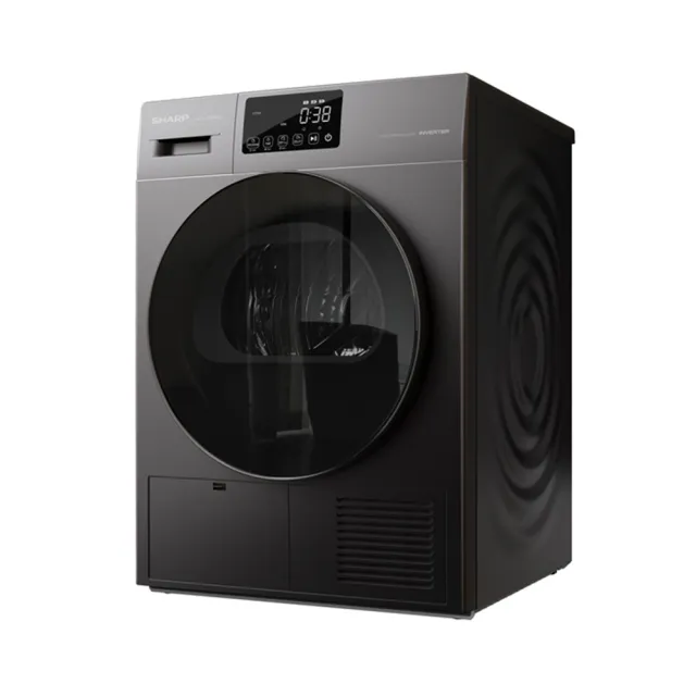【SHARP 夏普】家電快配10公斤烘布郎熱泵式滾筒乾衣機(KD-FKH10DT)