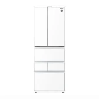 【SHARP 夏普】家電快配504L一級能效自動除菌離子變頻AIoT智慧冰箱 水漾白(SJ-GK51AT-W)