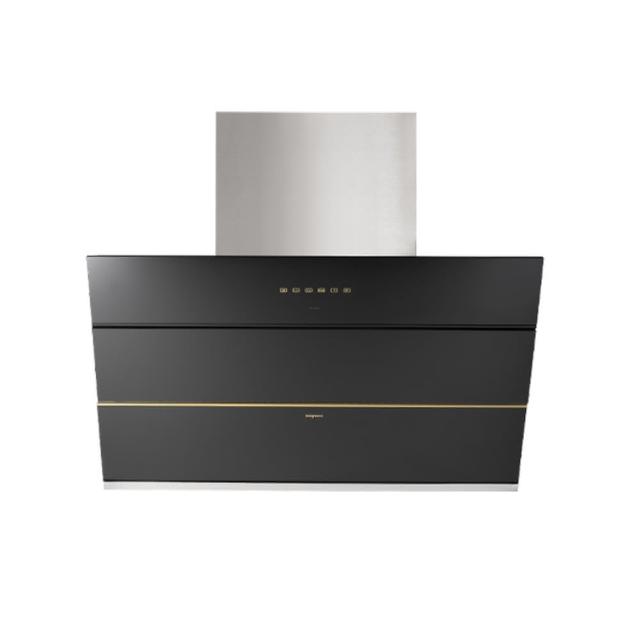 Topax莊頭北 TR-5965 倒T式油煙機，臺灣製造，採用不鏽鋼與耐熱強化玻璃材質，堅固耐用。電子式按鍵開關，1段風速設計，機體尺寸890x430x469 mm，適用110V/60Hz電壓。標準安裝，BSMI許可字號R31525，提供1年保固。高效抽油煙，適合現代廚房，提升烹飪舒適度。