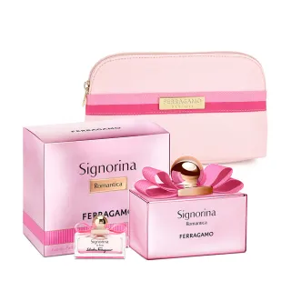【Salvatore Ferragamo】浪漫伊人女性淡香精100ml(贈經典女伶化妝包+隨機小香乙瓶.專櫃公司貨)