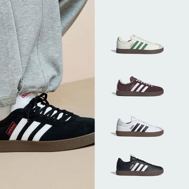 【adidas 愛迪達】VL COURT 系列 復古休閒鞋 運動鞋 男鞋/女鞋 多款任選(JH5061/JH5063/JR8318/JR8309)