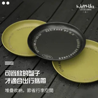 【WELLHIKE 玩客】露營中毒本舖 日式餐盤 304不銹鋼 戰術餐盤 盤子 露營餐盤 露營盤 野餐盤 不鏽鋼餐盤