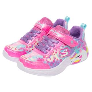 【SKECHERS】女童系列 女童鞋 運動鞋 燈鞋 UNICORN DREAMS (303063LPKMT)