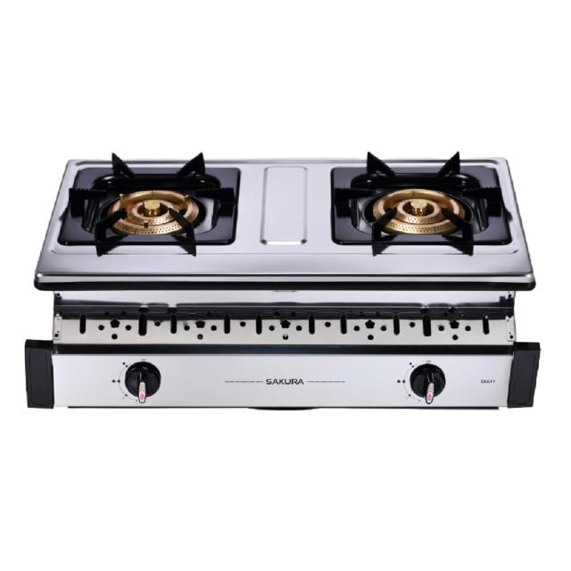【SAKURA 櫻花】雙三環銅爐頭安全嵌入爐 (G6611 原廠技師到府 基本安裝)