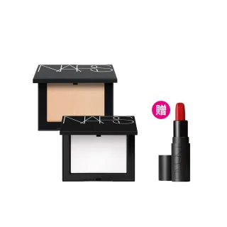 【NARS】新色上市 玩美妝容組(小白餅/裸光蜜粉餅+炫色腮紅)