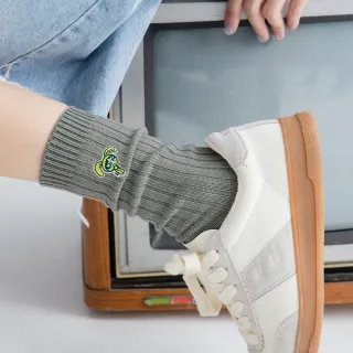 【FOOTER】飛天小女警-針織堆堆襪-毛毛款(PPG05-綠色)