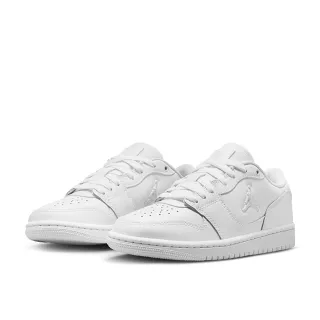 【NIKE 耐吉】JORDAN COURT CONNECT LOW GS 白色 大童鞋 女款 喬丹 皮革 休閒鞋 IQ6016-100