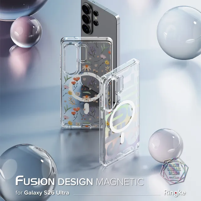 【Ringke】三星 Galaxy S26 / Plus / Ultra Fusion Magnetic 磁吸防撞手機保護殼 印花款 (Rearth MagSafe)